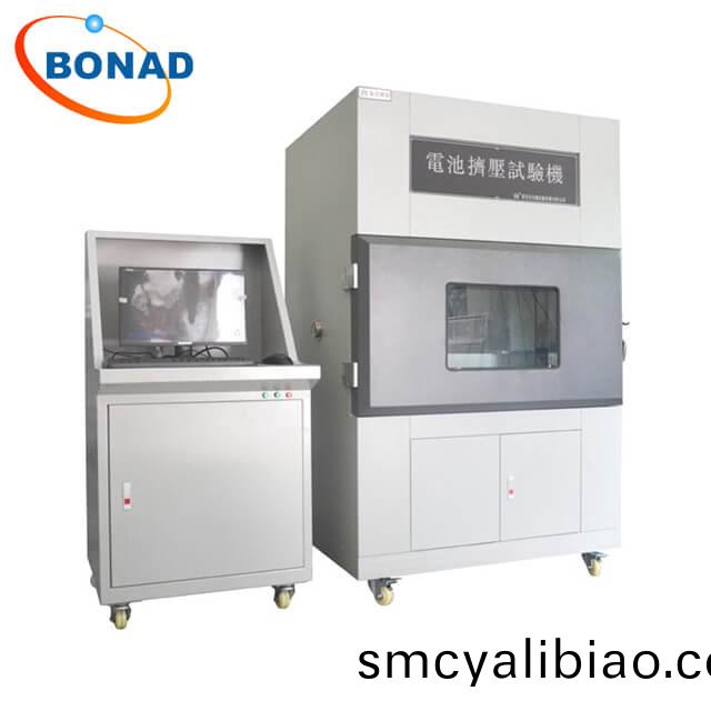 Battery extrusion test equipment with servo computer